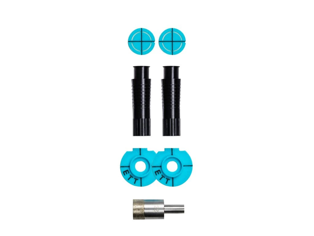 Встроенные держатели для полотенец EasyToTile (2–6 шт.) – установка только после укладки плитки.