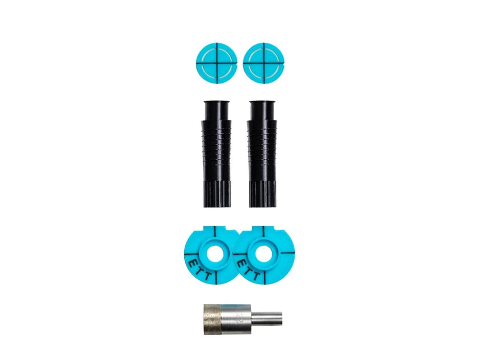 Встроенные держатели для полотенец EasyToTile (2–6 шт.) – установка только после укладки плитки.