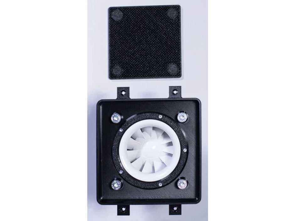 Slēpta Ventilatora Sistēma EasyToTile Pilns Komplekts 100 mm (ar ventilatoru)