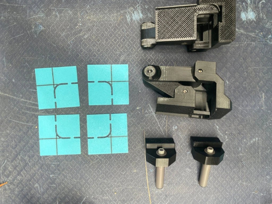 Магнитная инспекционная дверная система EasyToTile для арочных углов R10 (радиус R10)