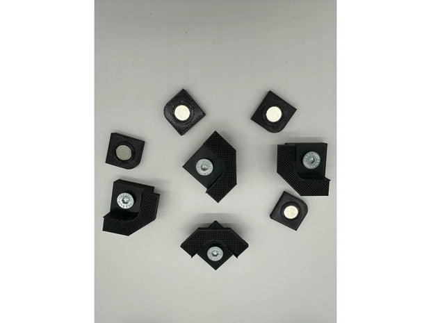 Magnētiskā Pārbaudes Durvju Sistēma EasyToTile Taisnam Stūrim