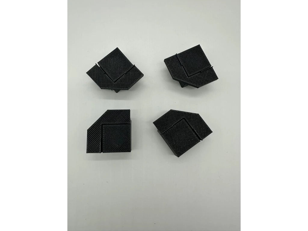 Magnetic Inspection Door System EasyToTile for Straight Corner
