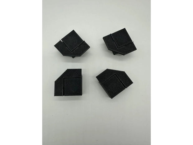 Magnētiskā Pārbaudes Durvju Sistēma EasyToTile Taisnam Stūrim