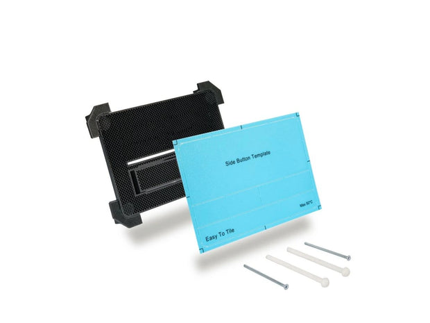 Скрытая панель смыва унитаза EasyToTile – TECE SIDE с закругленными краями (с монтажным шаблоном)