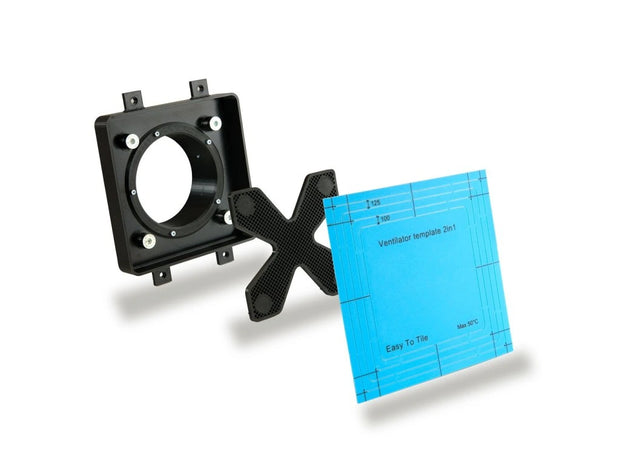 Slēpta Ventilatora Sistēma EasyToTile 125 mm