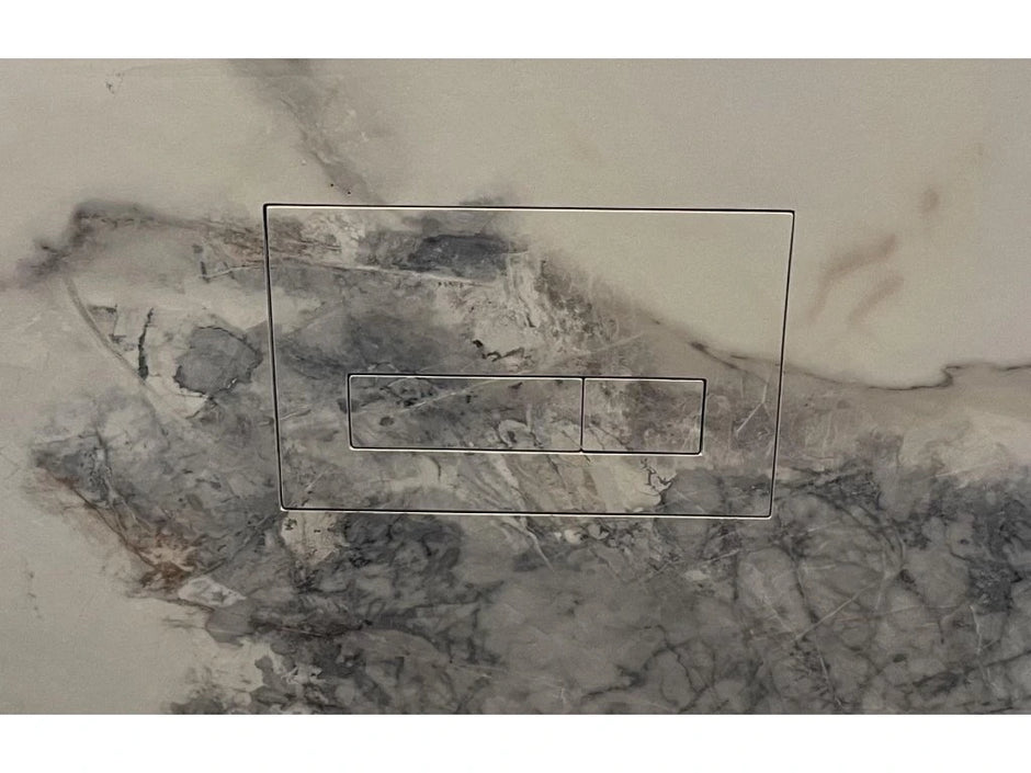 Универсальная встроенная магнитная кнопка смыва для унитаза EasyToTile (вырез 3-в-1)