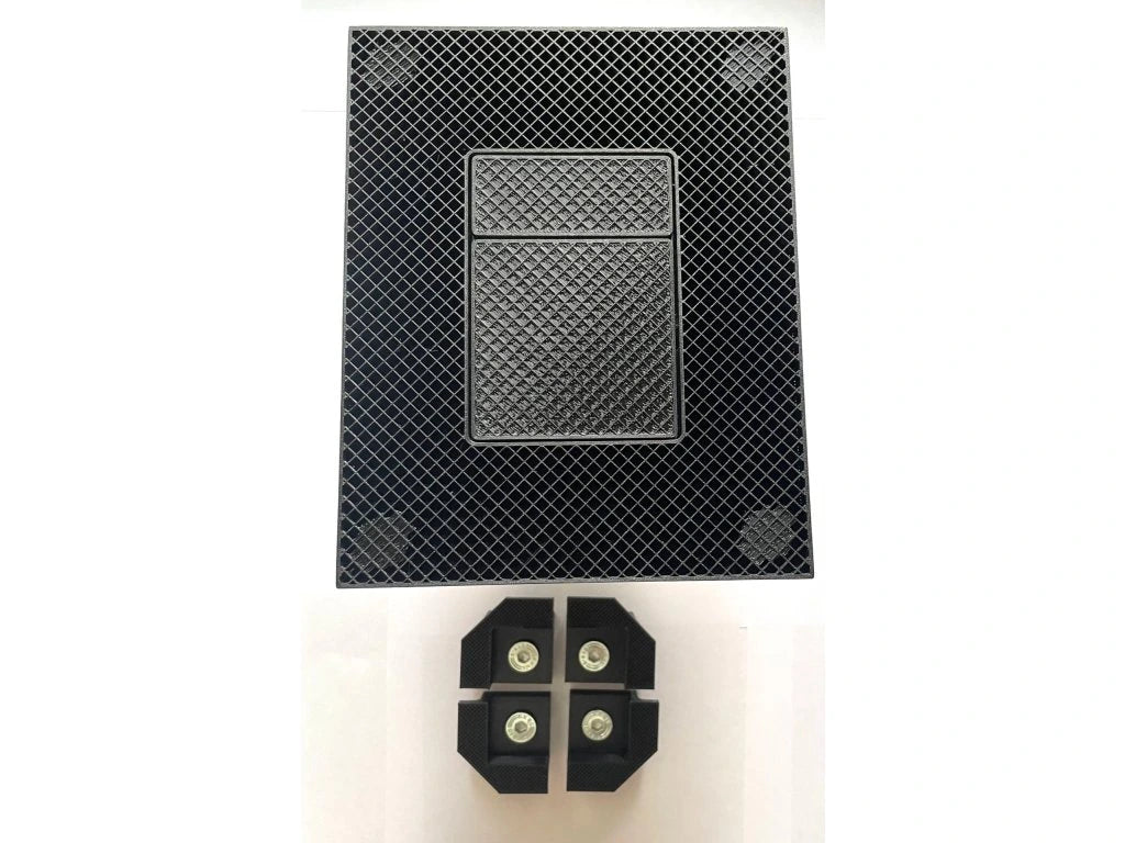 Concealed WC Flush Plate EasyToTile – Grohe Straight Edge (with Installation Template)