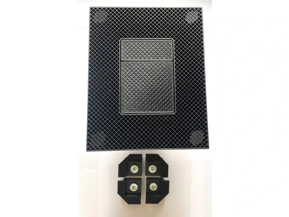 Concealed WC Flush Plate EasyToTile – Grohe Straight Edge (with Installation Template)