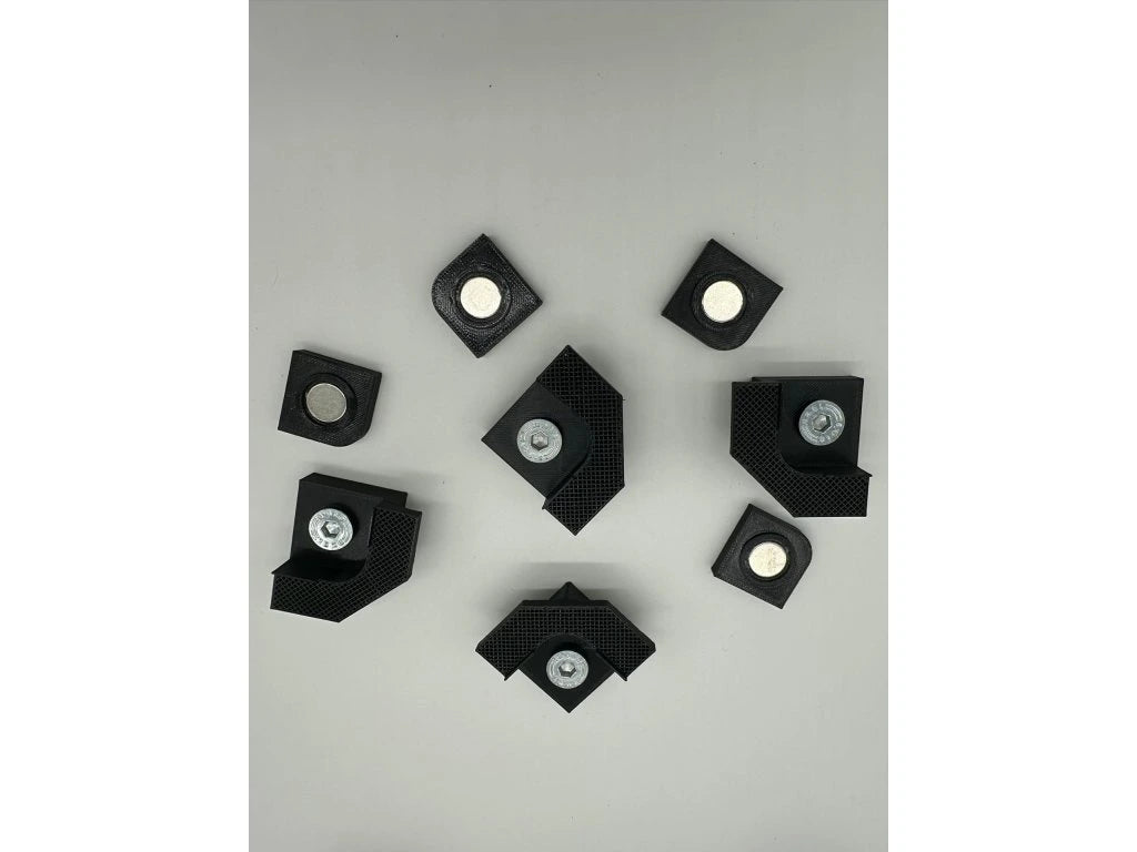 Magnētiskā Pārbaudes Durvju Sistēma EasyToTile Loka Stūrim (Loka Stūris)